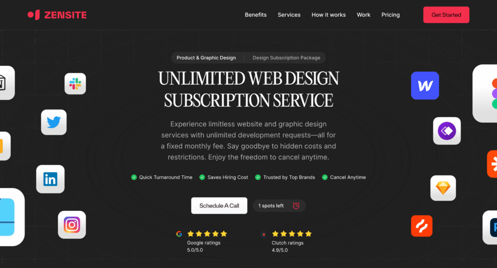Best Web Design Subscription Services 2025 5 Reel Unlimited Unlimited Graphic Design Unlimited Graphic Design and Websites Reel Unlimited
